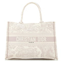 Book Tote Embroidered Canvas Medium