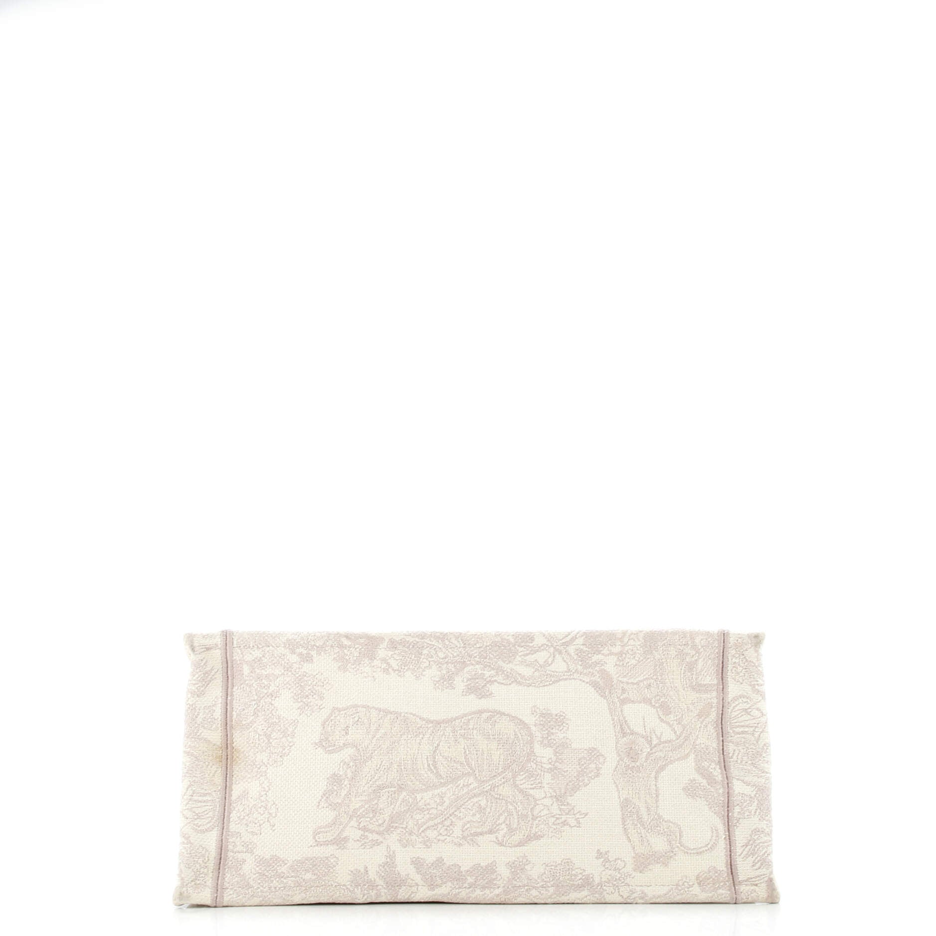 Book Tote Embroidered Canvas Medium