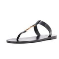 Men's Cassandra Thong Flat Sandals Leather