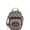Neo Vintage Top Handle Crossbody Bag GG Coated Canvas Mini