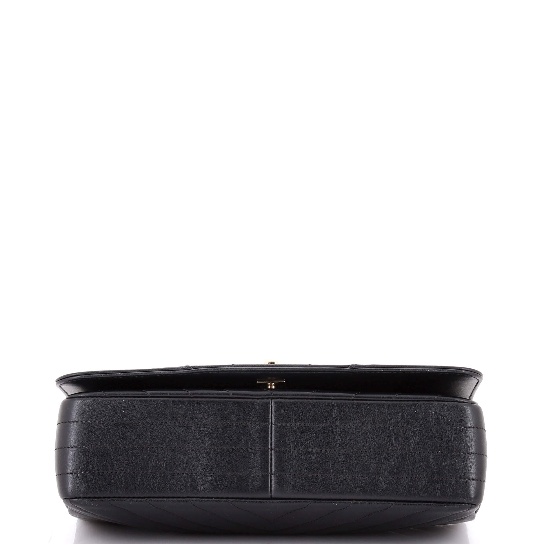 Statement Flap Bag Chevron Calfskin Medium