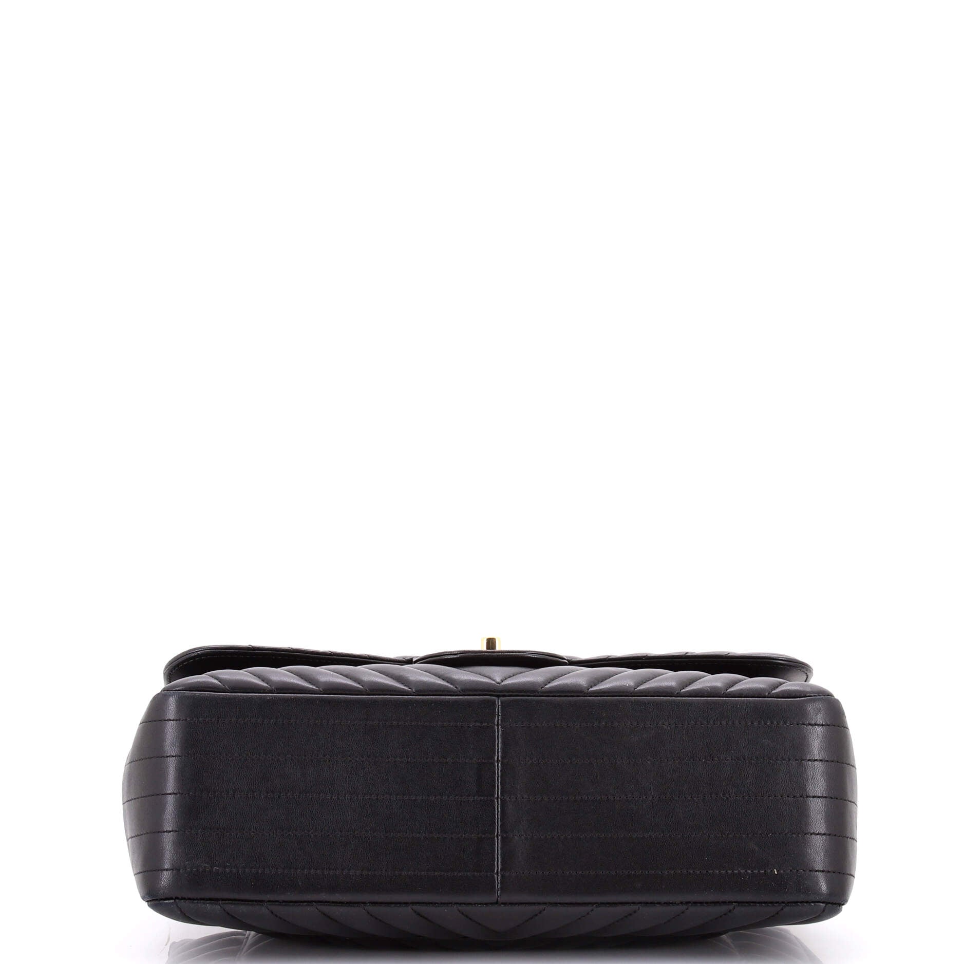Classic Double Flap Bag Chevron Lambskin Jumbo