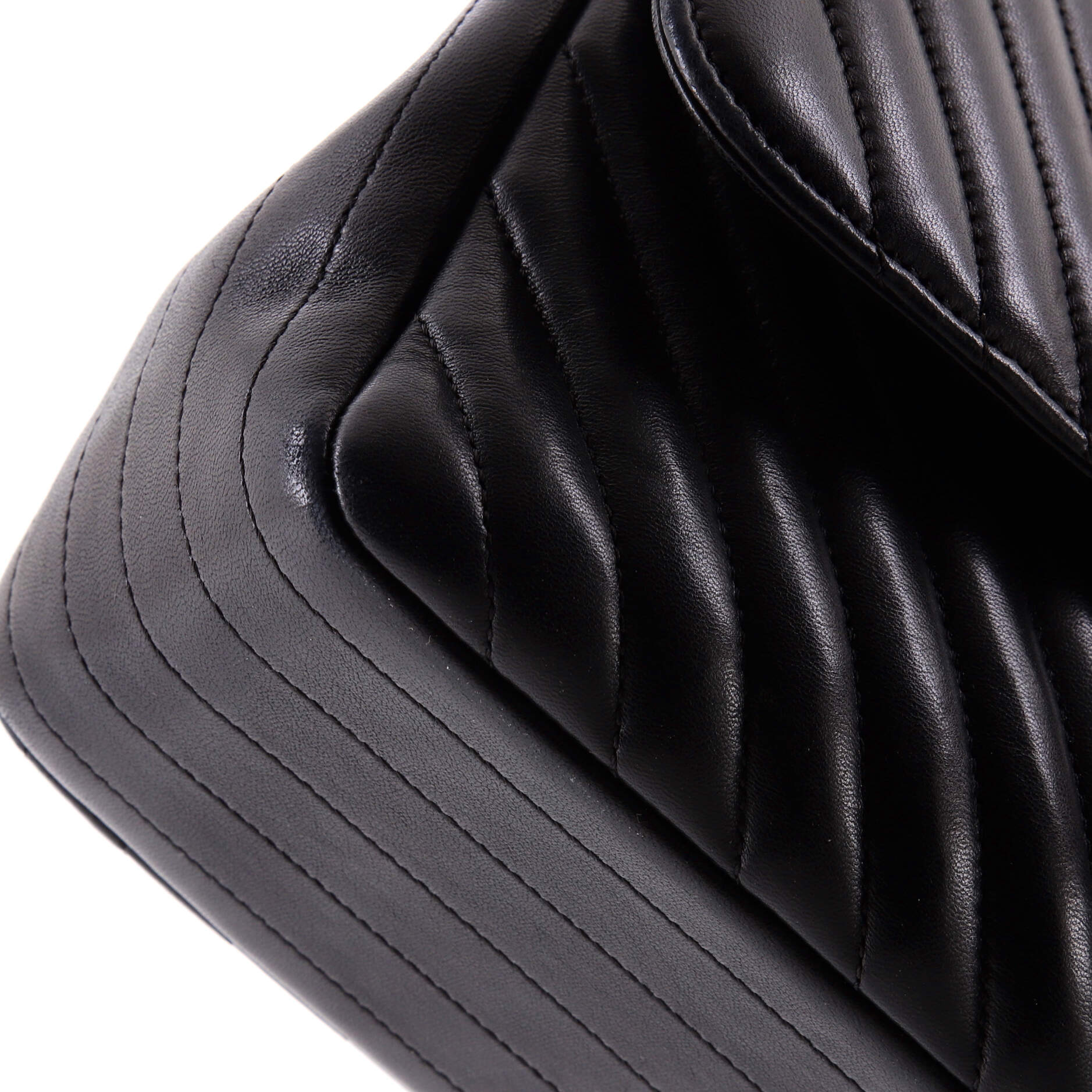 Classic Double Flap Bag Chevron Lambskin Jumbo
