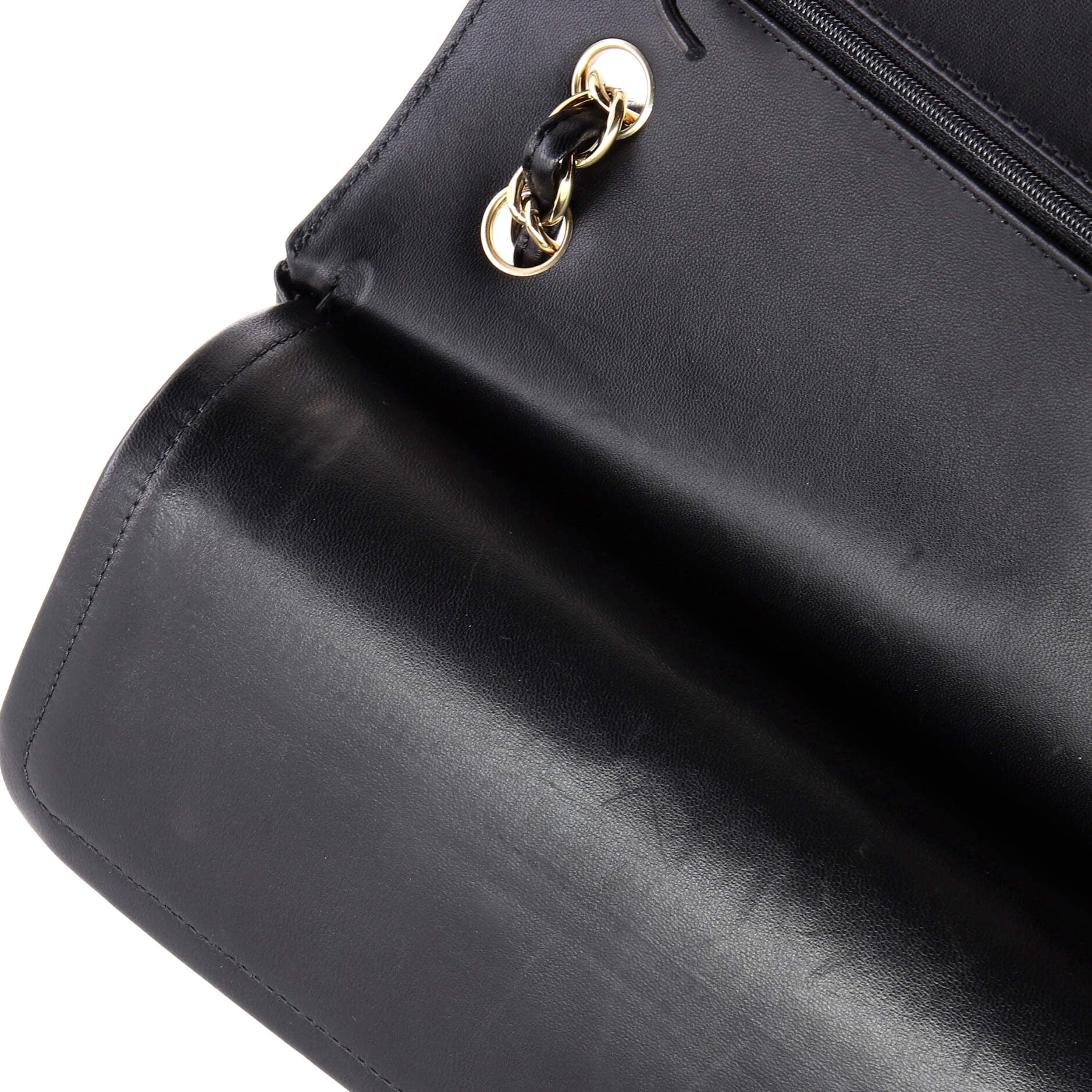 Classic Double Flap Bag Chevron Lambskin Jumbo