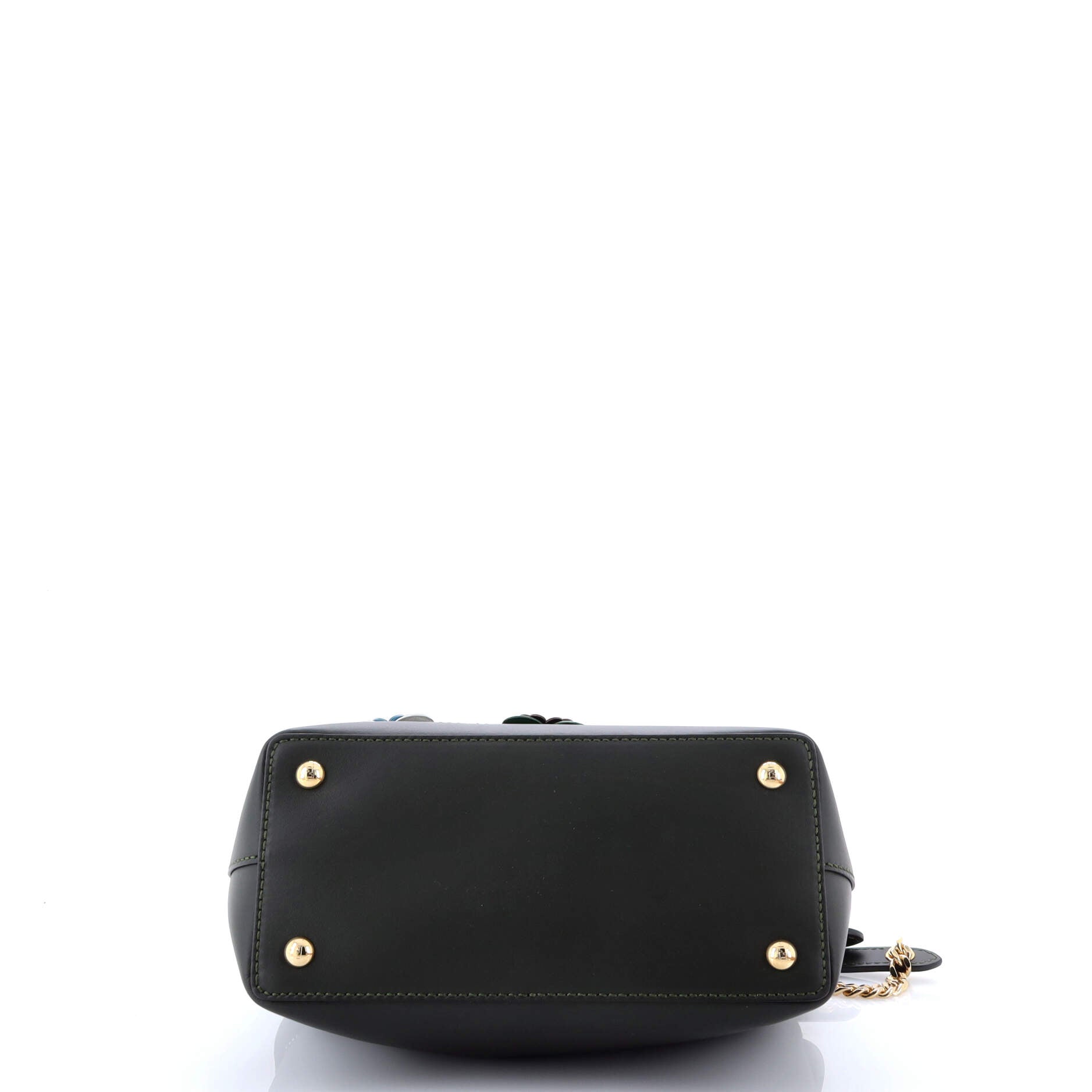 Flowerland DotCom Convertible Satchel Embellished Leather Small