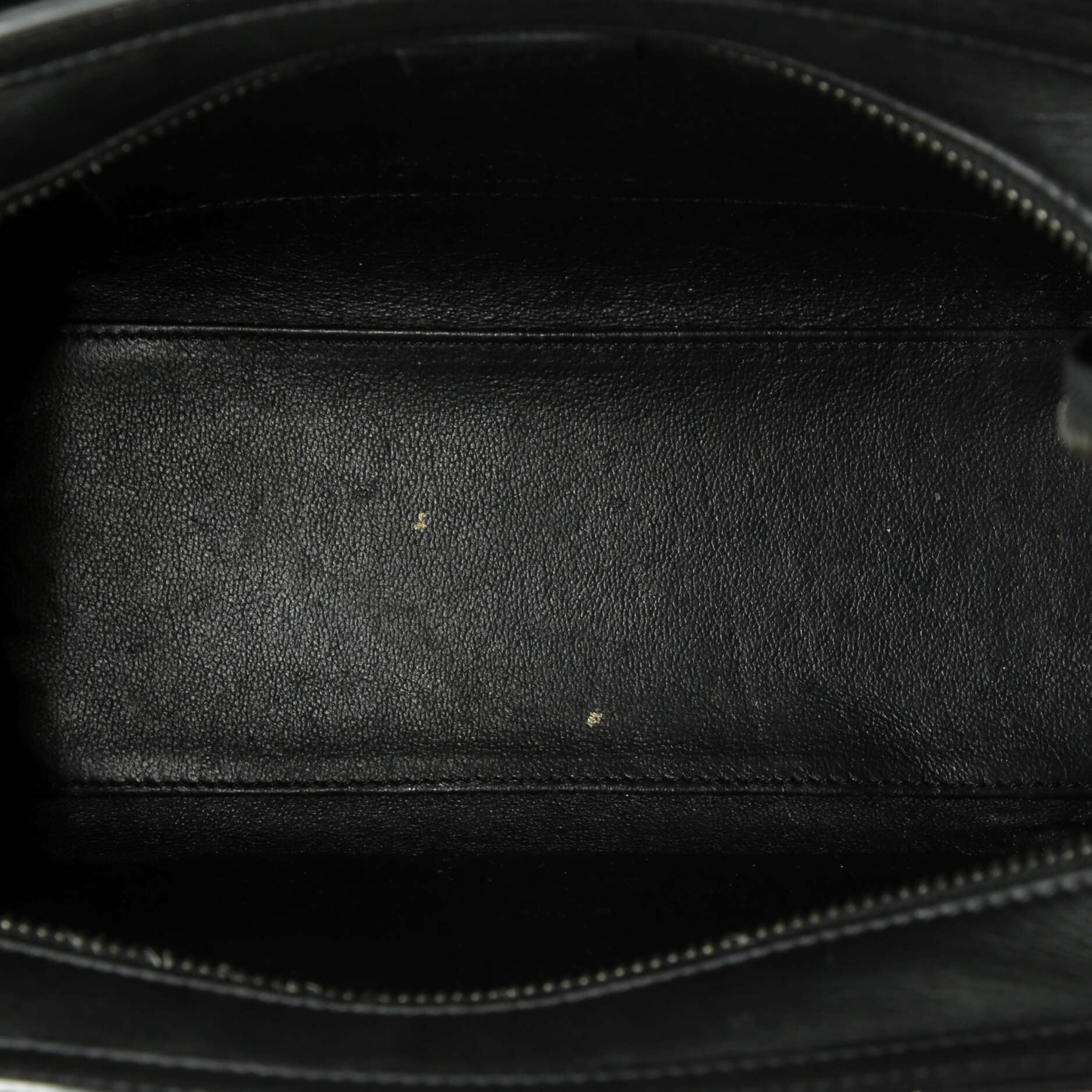 Tricolor Luggage Bag Leather Nano