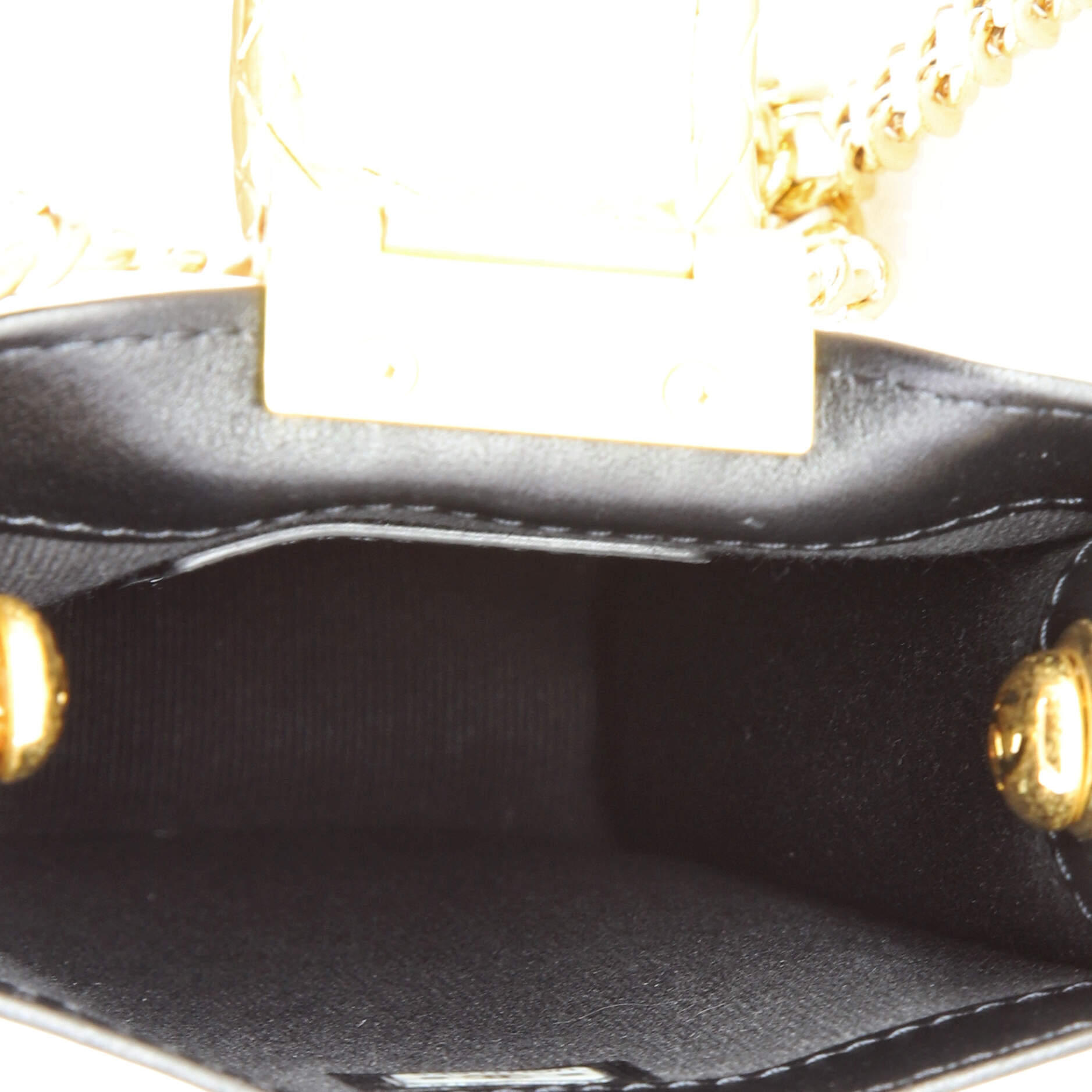 CC Clasp Phone Holder Crossbody Bag Quilted Lambskin