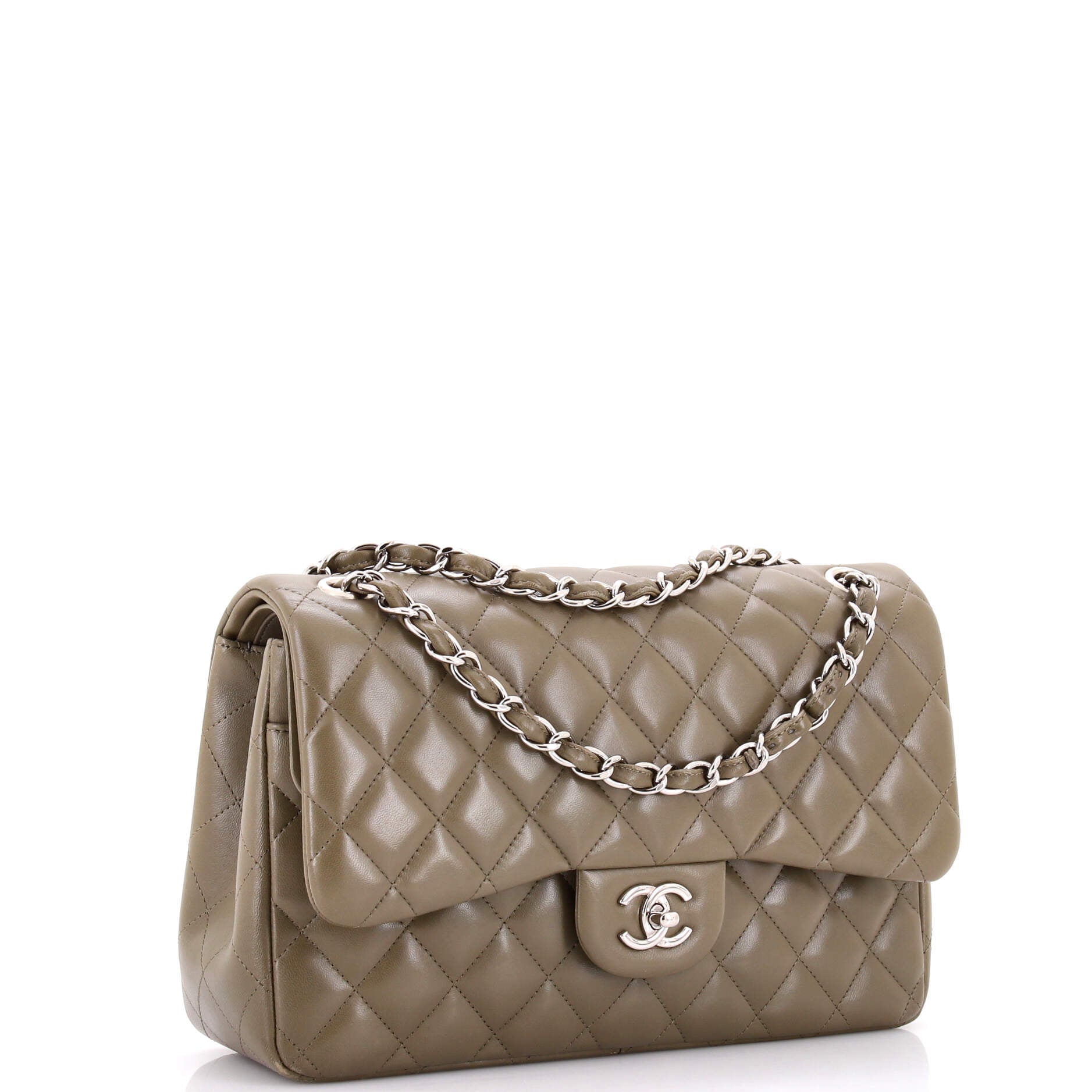 Classic Double Flap Bag Quilted Lambskin Jumbo