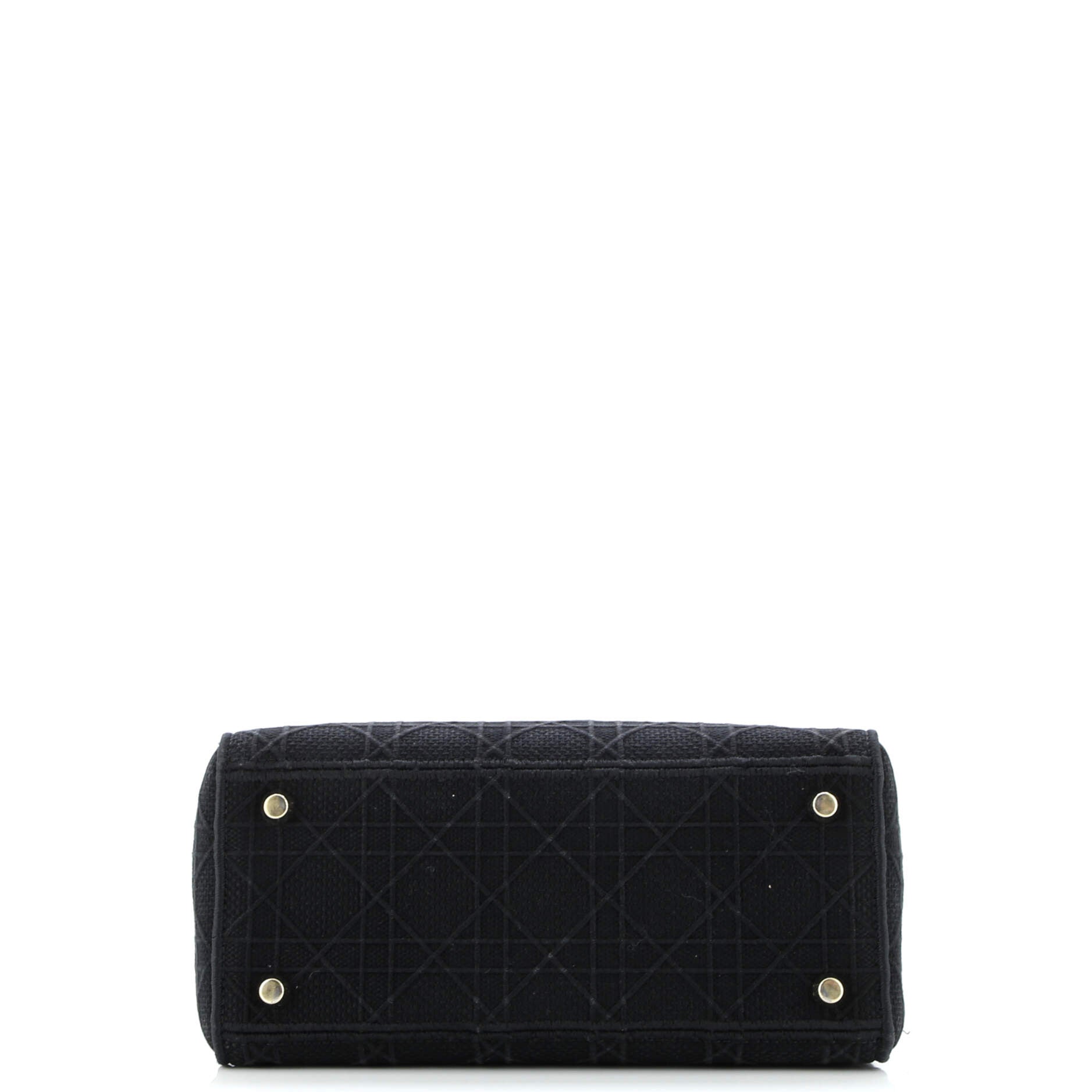 Lady D-Lite Bag Cannage Embroidered Canvas Medium