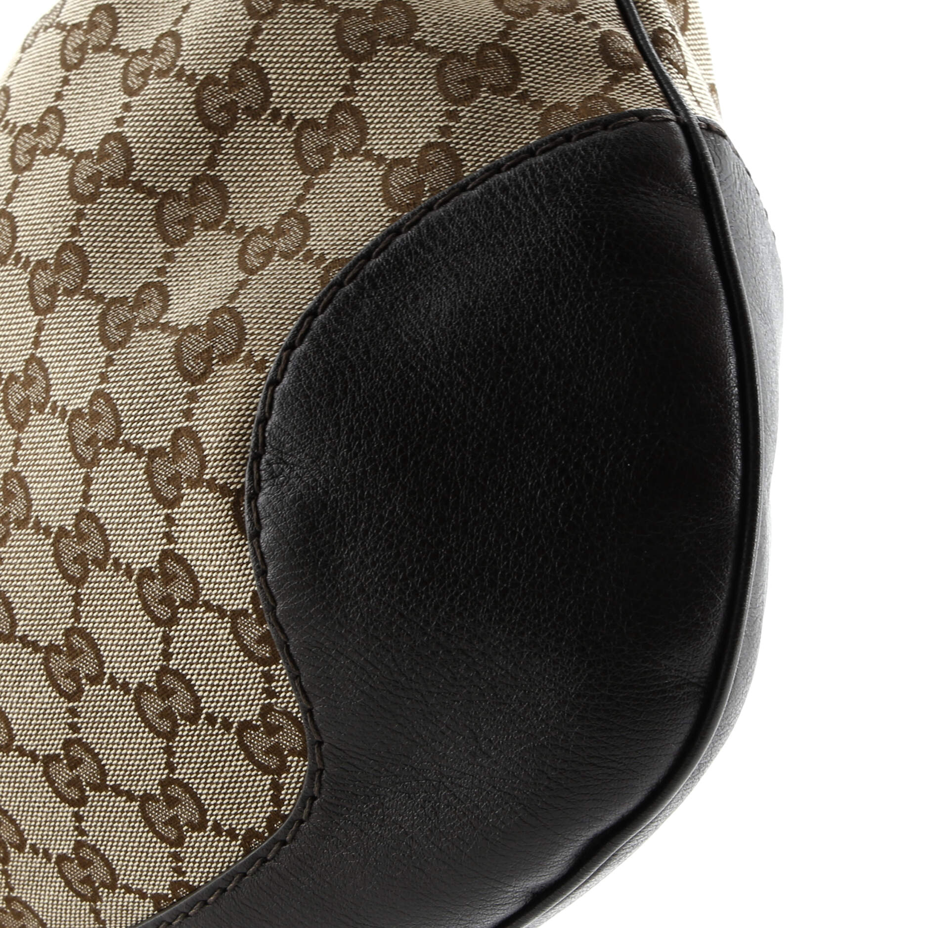 Charlotte Zip Hobo GG Canvas with Leather Medium
