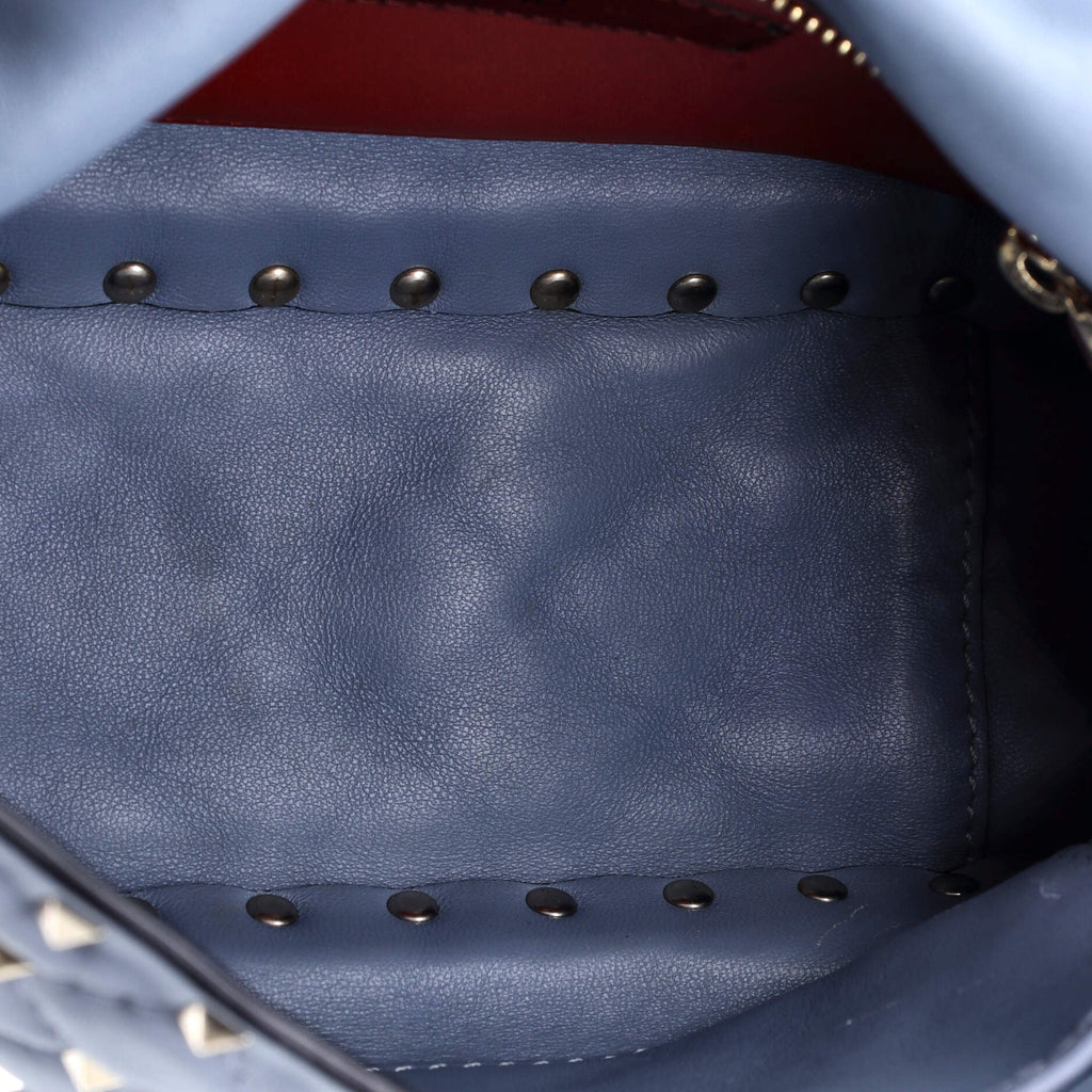 Rockstud Spike.Up Flap Bag Quilted Leather Medium