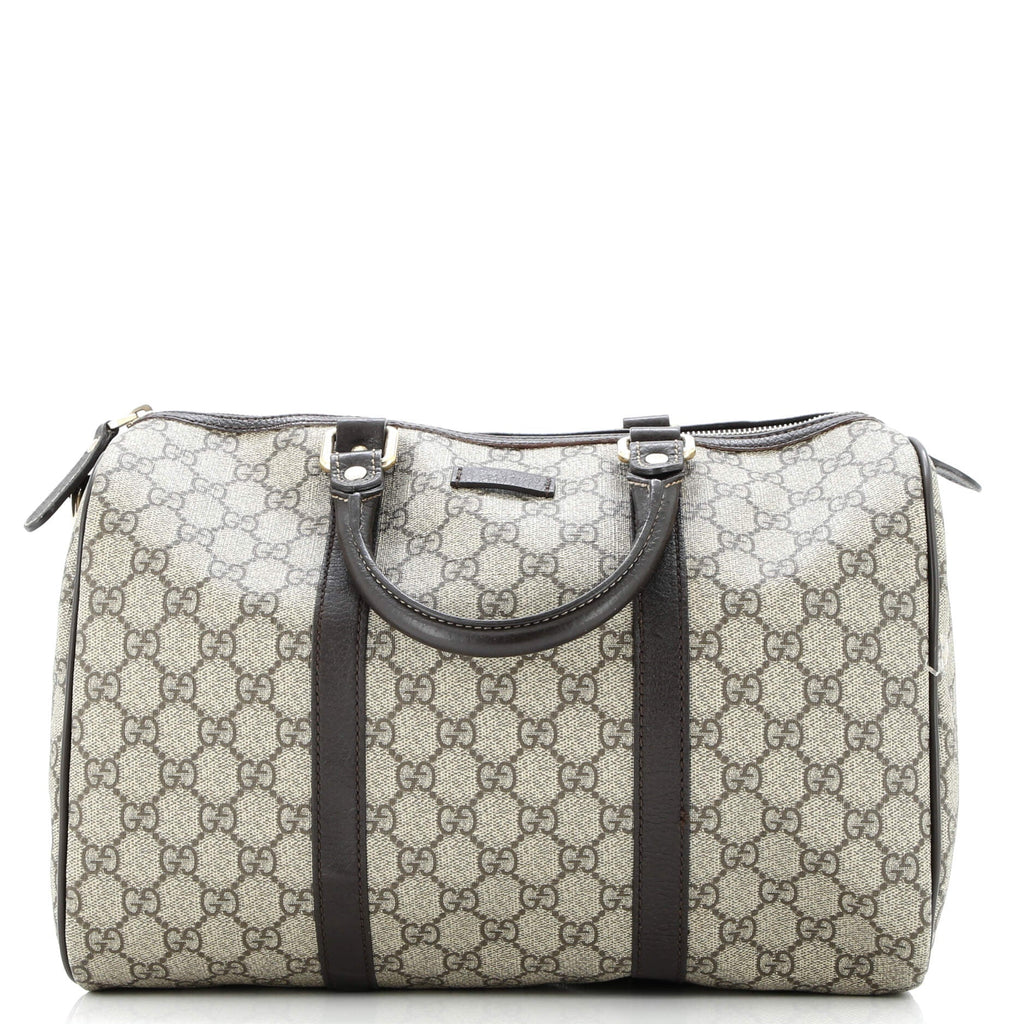 Joy Boston Bag GG Coated Canvas Medium