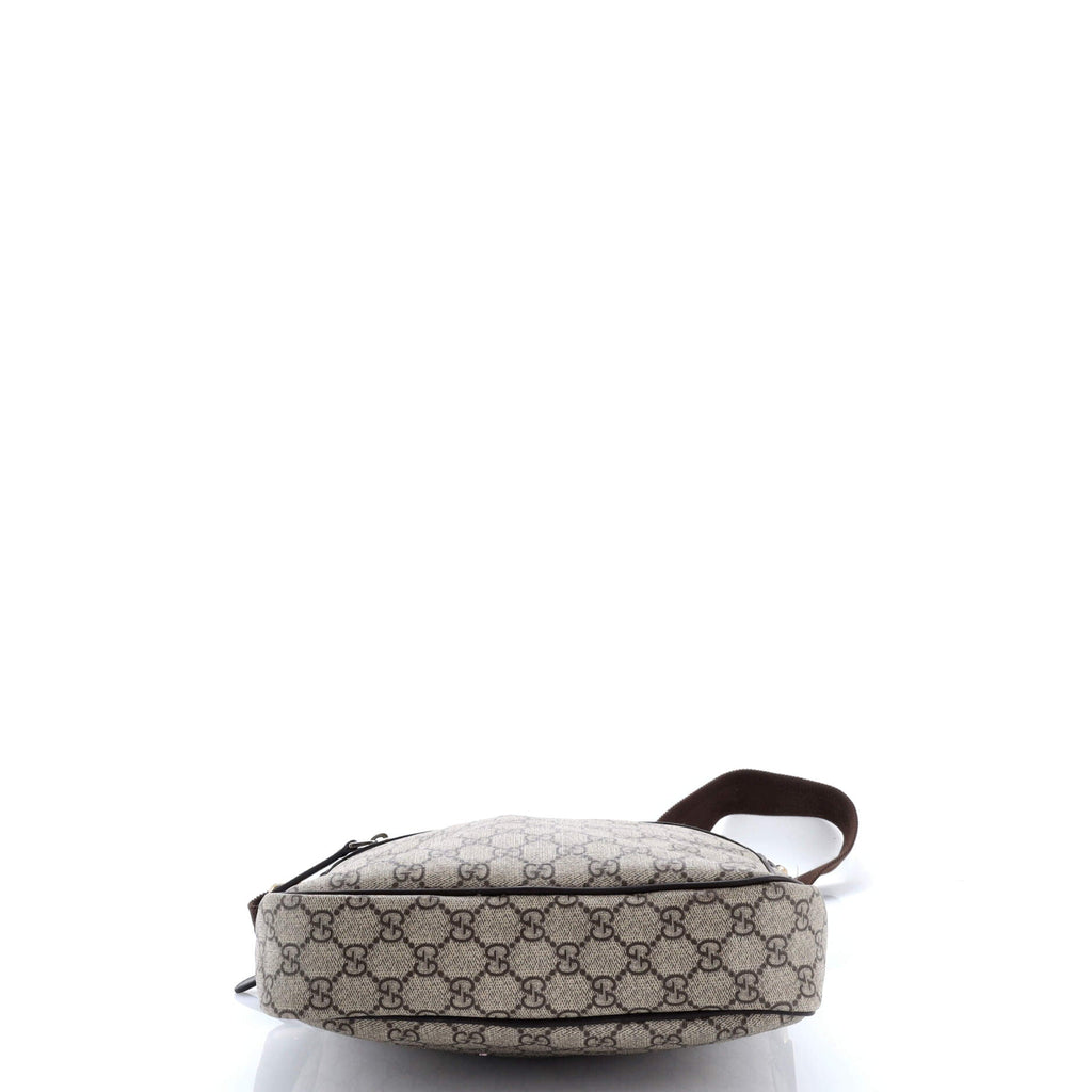 Front Zip Messenger GG Coated Canvas Medium