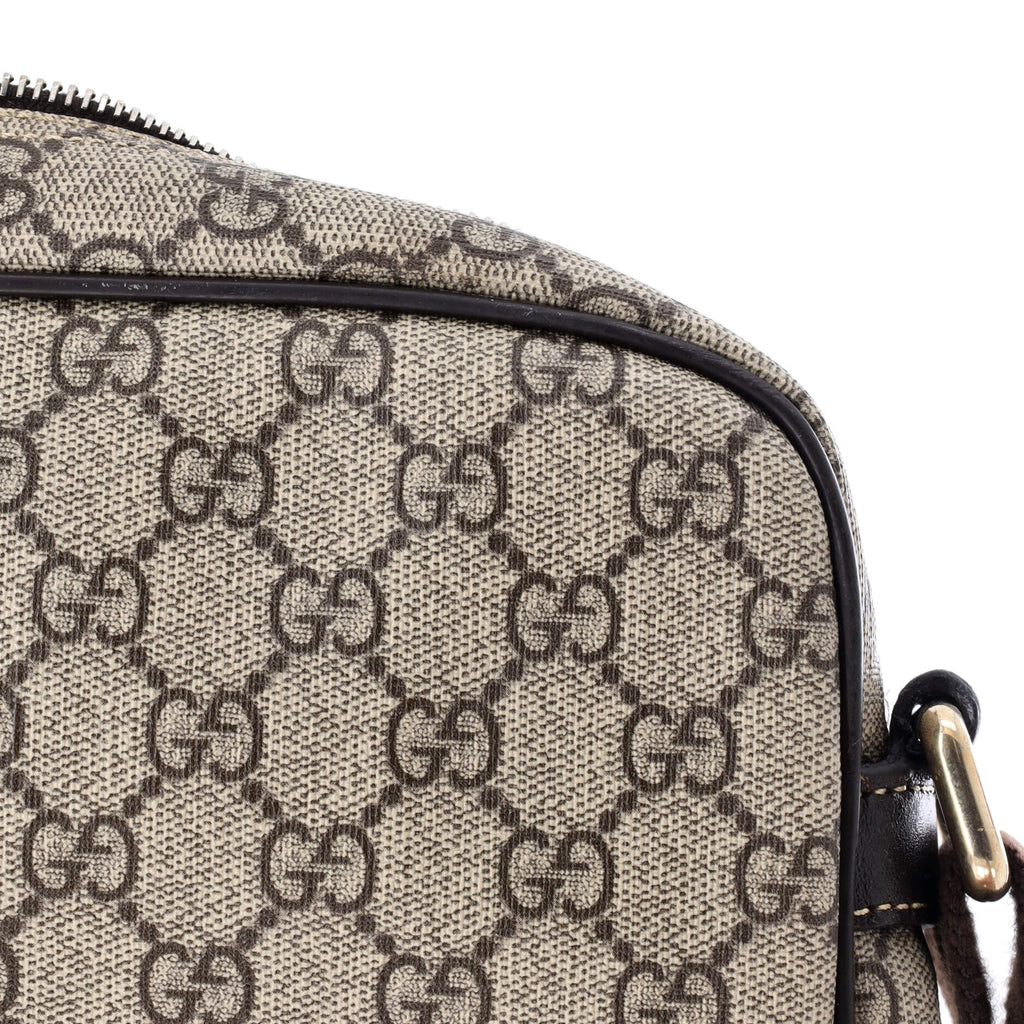 Front Zip Messenger GG Coated Canvas Medium