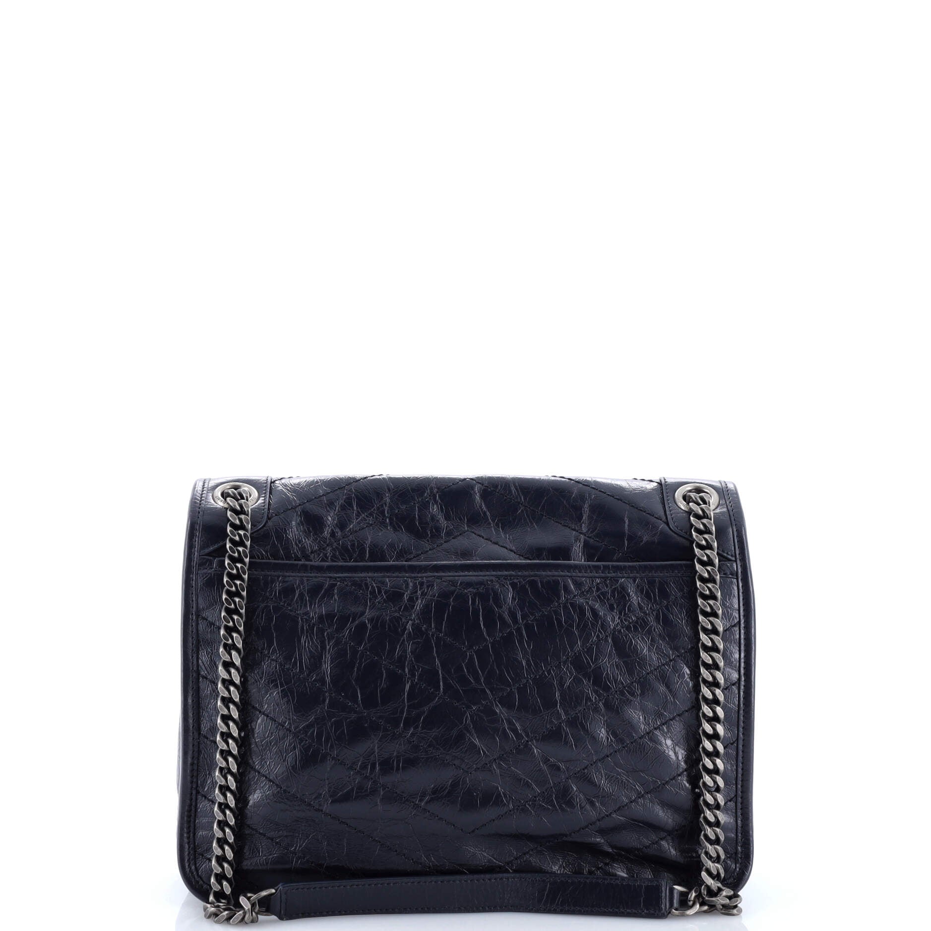 Niki Chain Flap Bag Matelasse Chevron Leather Medium