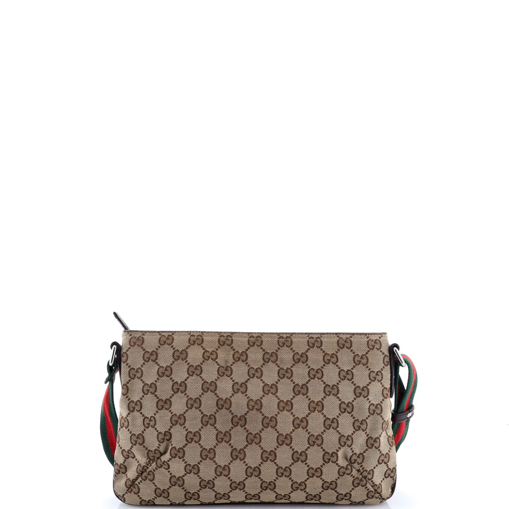 Web Strap Messenger Bag GG Canvas Small