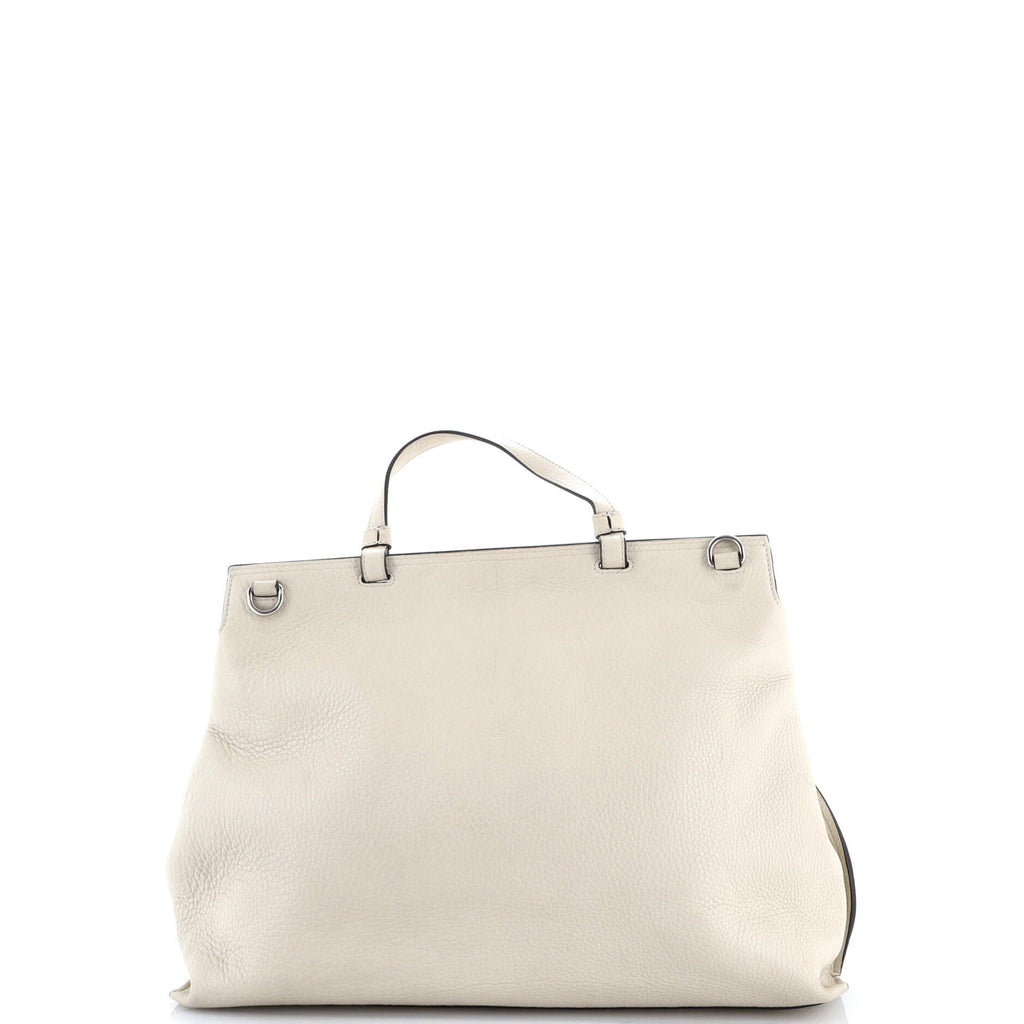 Bamboo Daily Top Handle Bag Leather Large