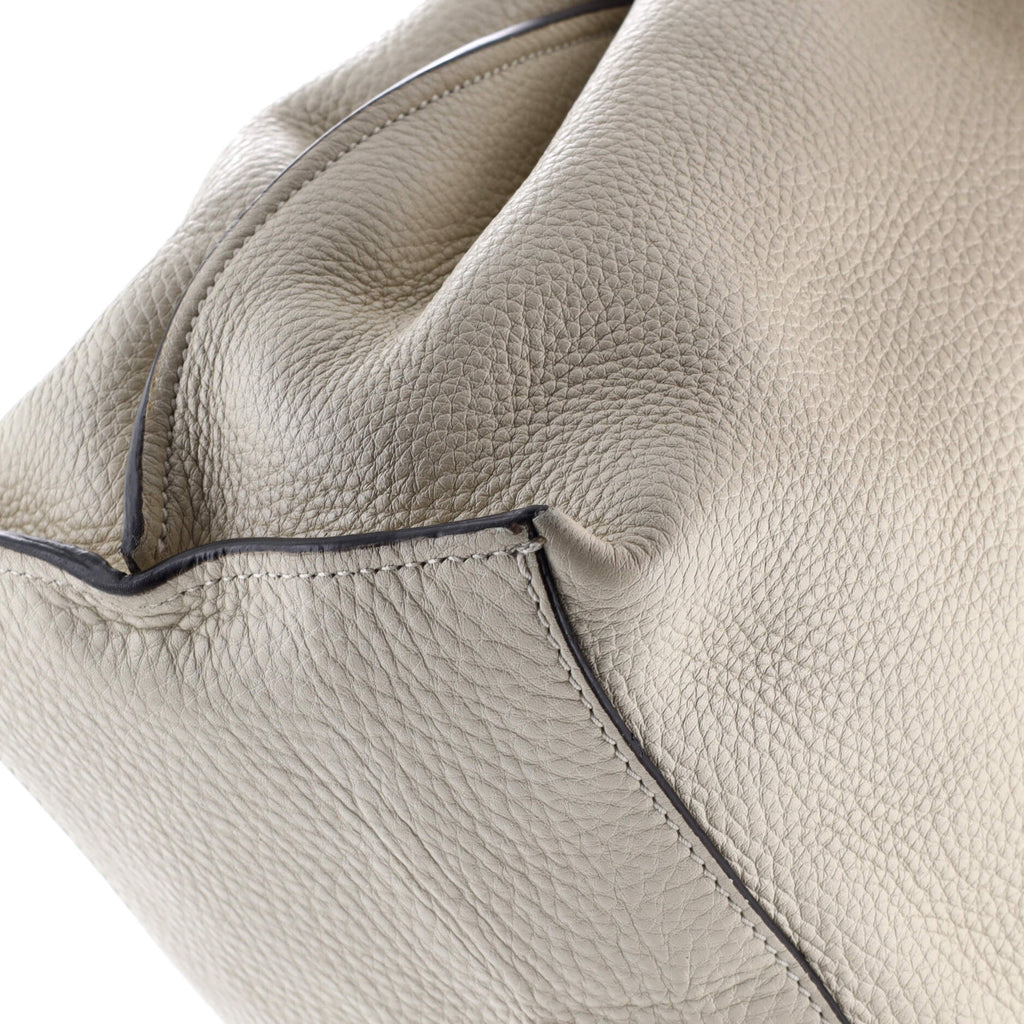 Bamboo Daily Top Handle Bag Leather Large