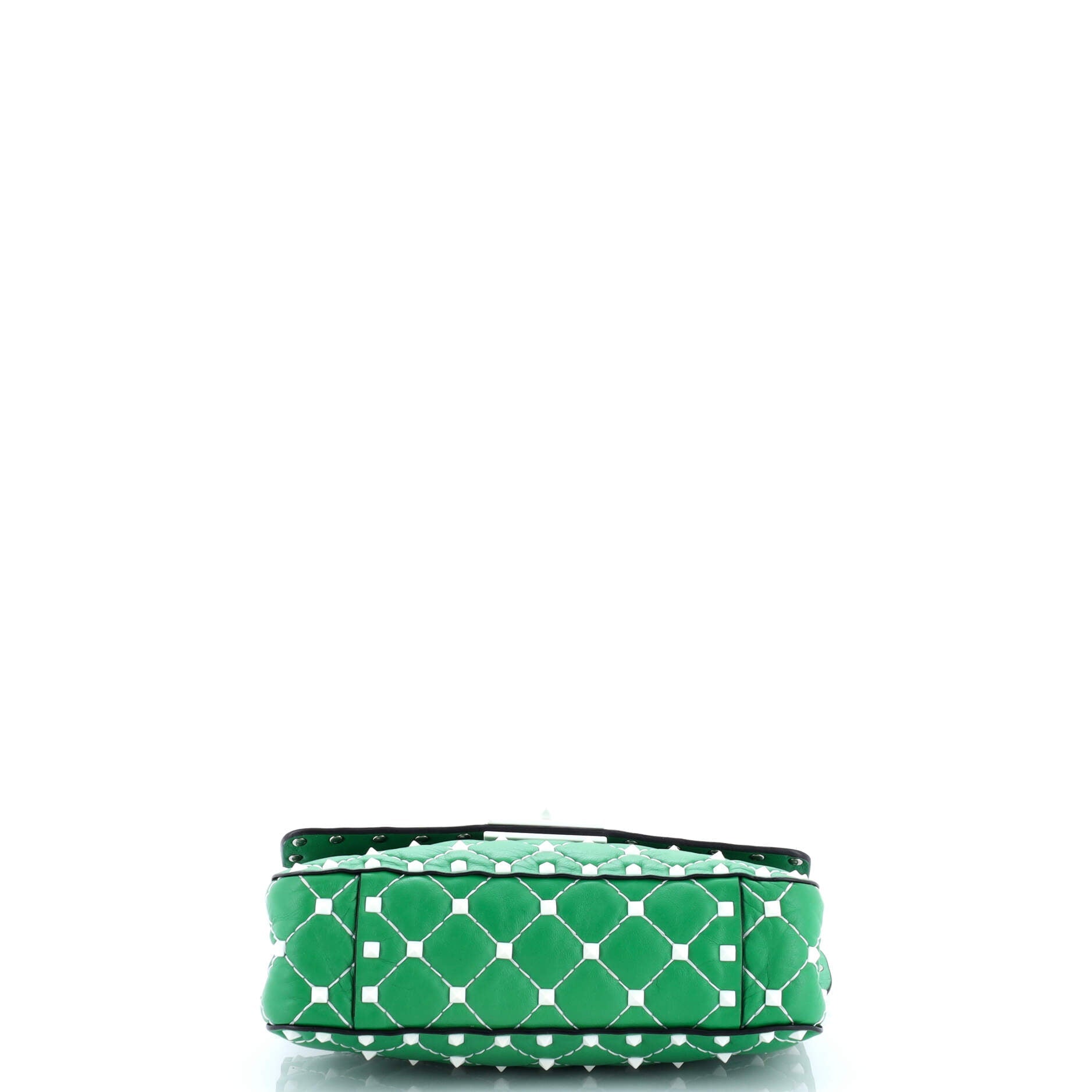 Free Rockstud Spike Flap Bag Quilted Leather Small