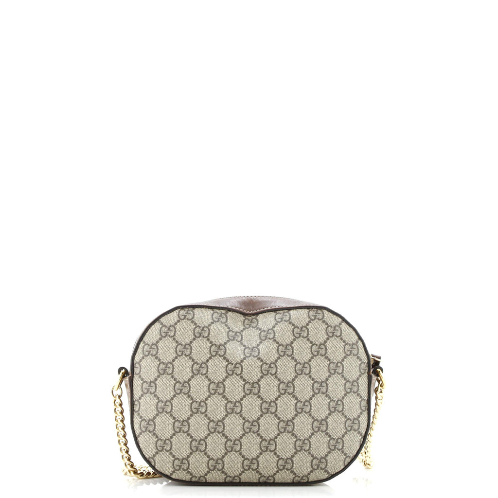 Chain Crossbody Bag GG Coated Canvas and Leather Mini