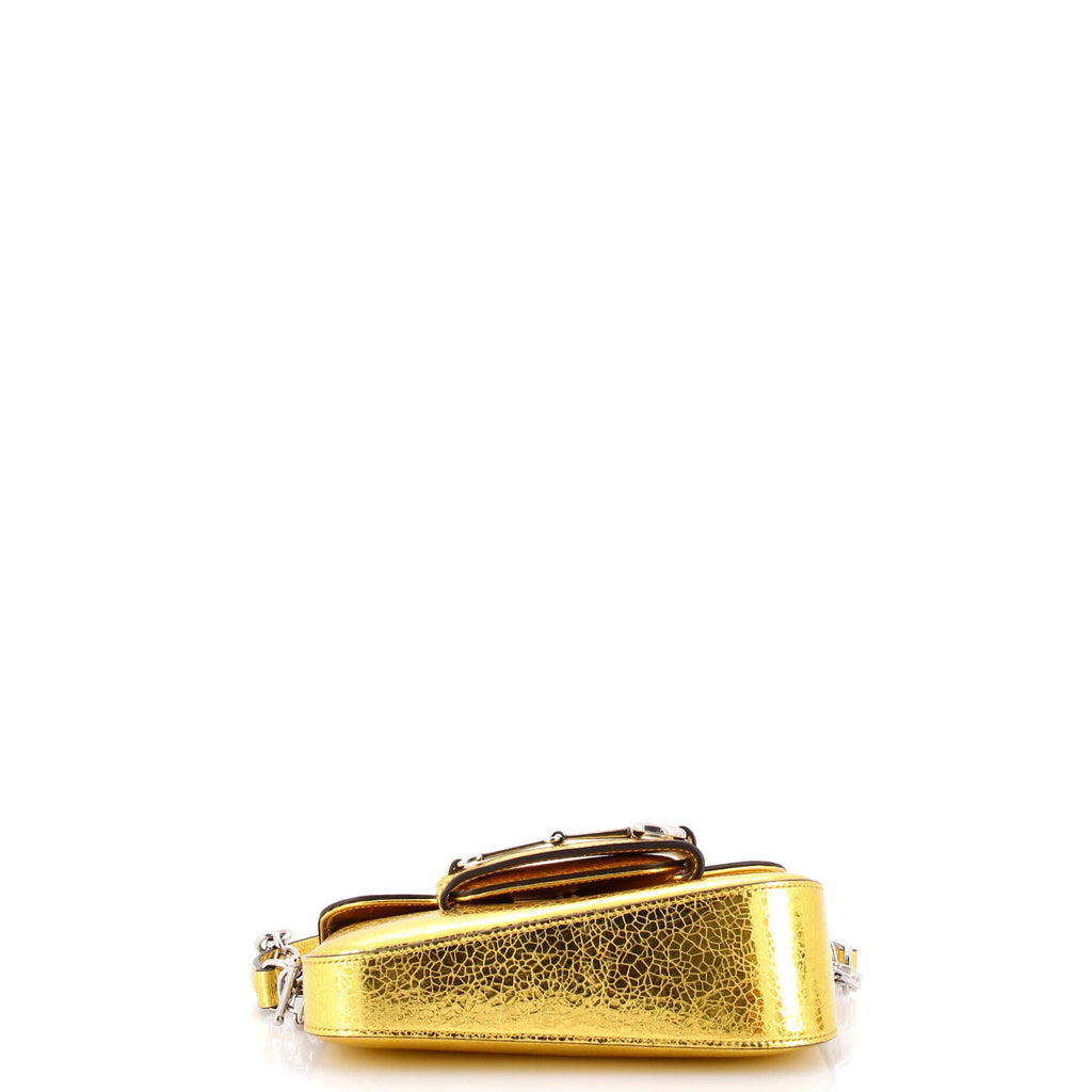 Horsebit 1955 Asymmetric Shoulder Bag Leather Mini