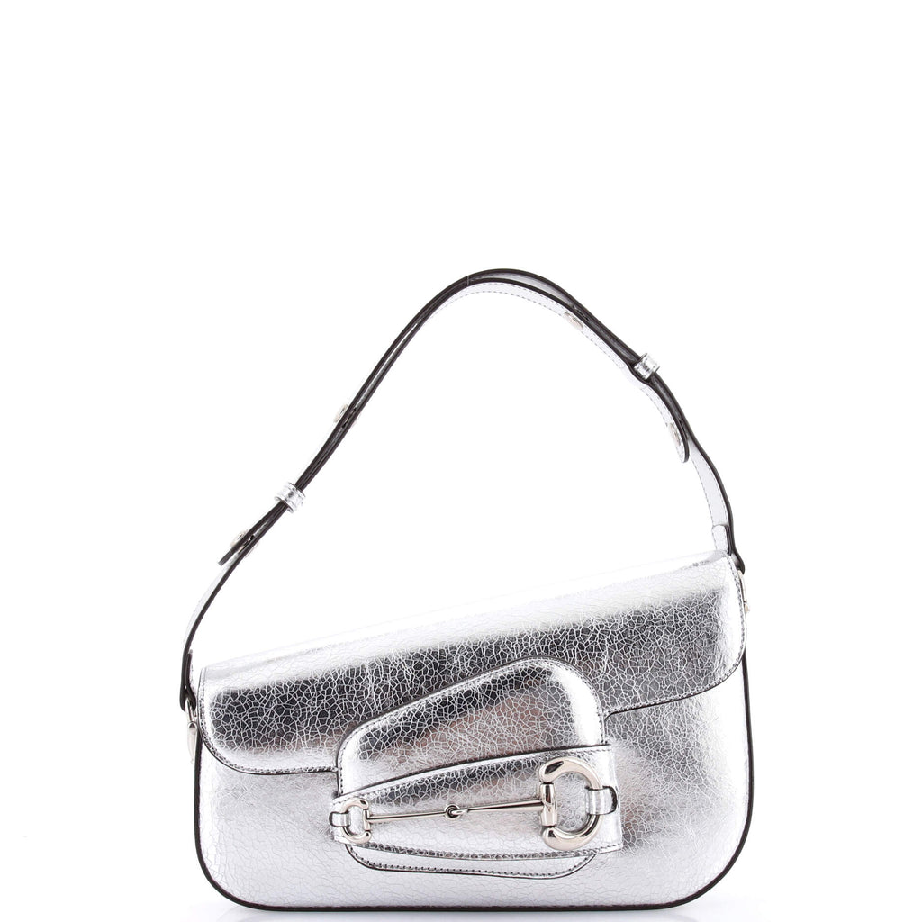 Horsebit 1955 Asymmetric Shoulder Bag Leather Small