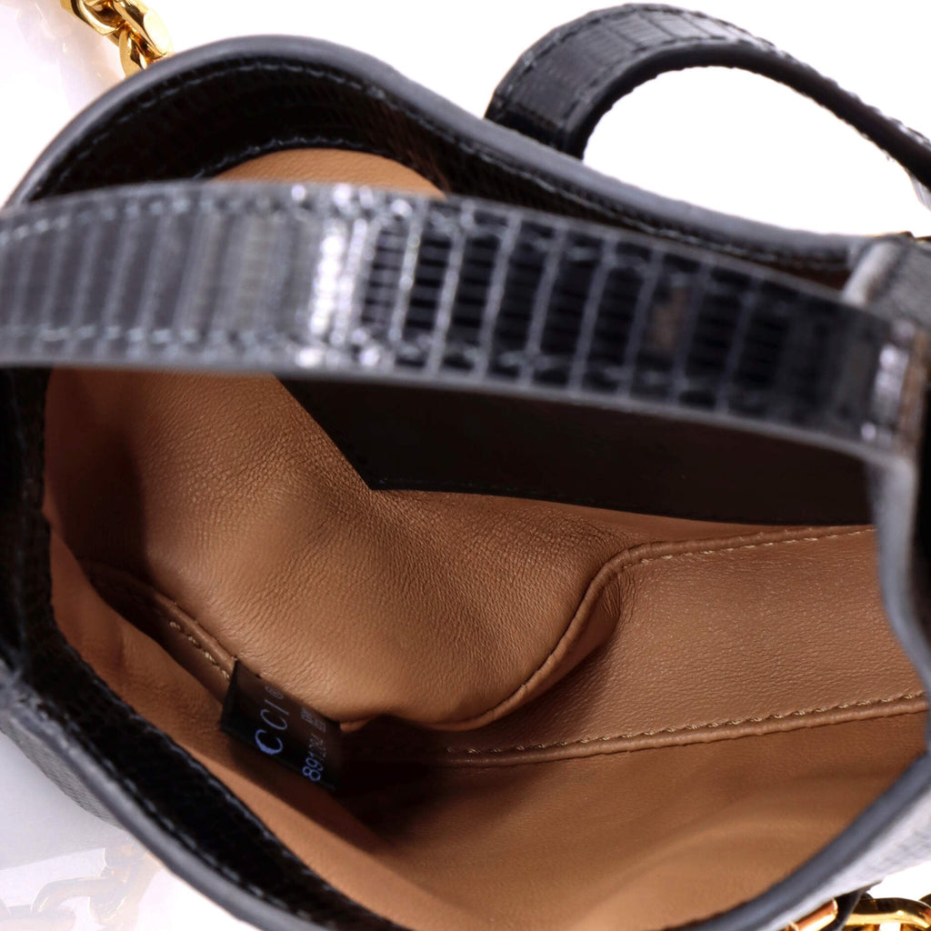 Jackie 1961 Chain Hobo Metallic Lizard Mini