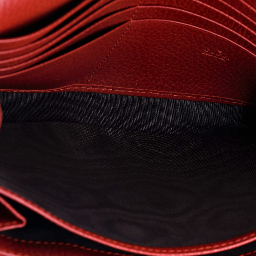 Dionysus Chain Wallet Leather with Embellished Detail Small