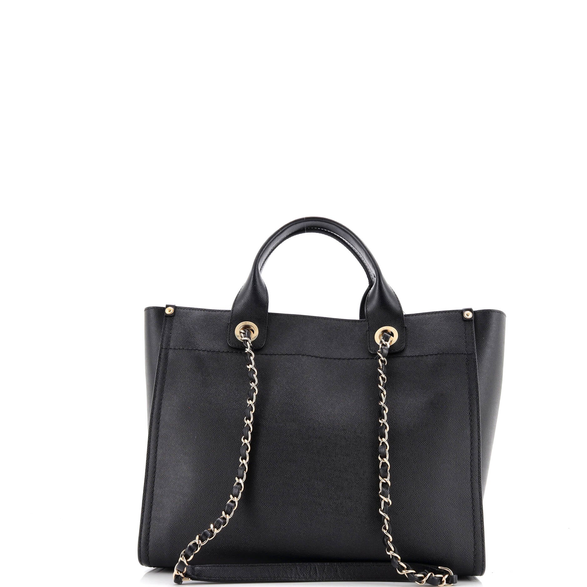 Deauville Tote Studded Caviar Small