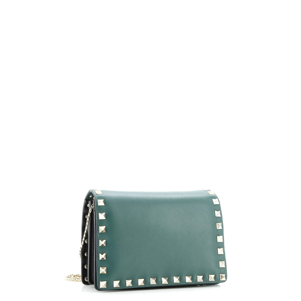 Rockstud Pouch Crossbody Bag Leather Mini