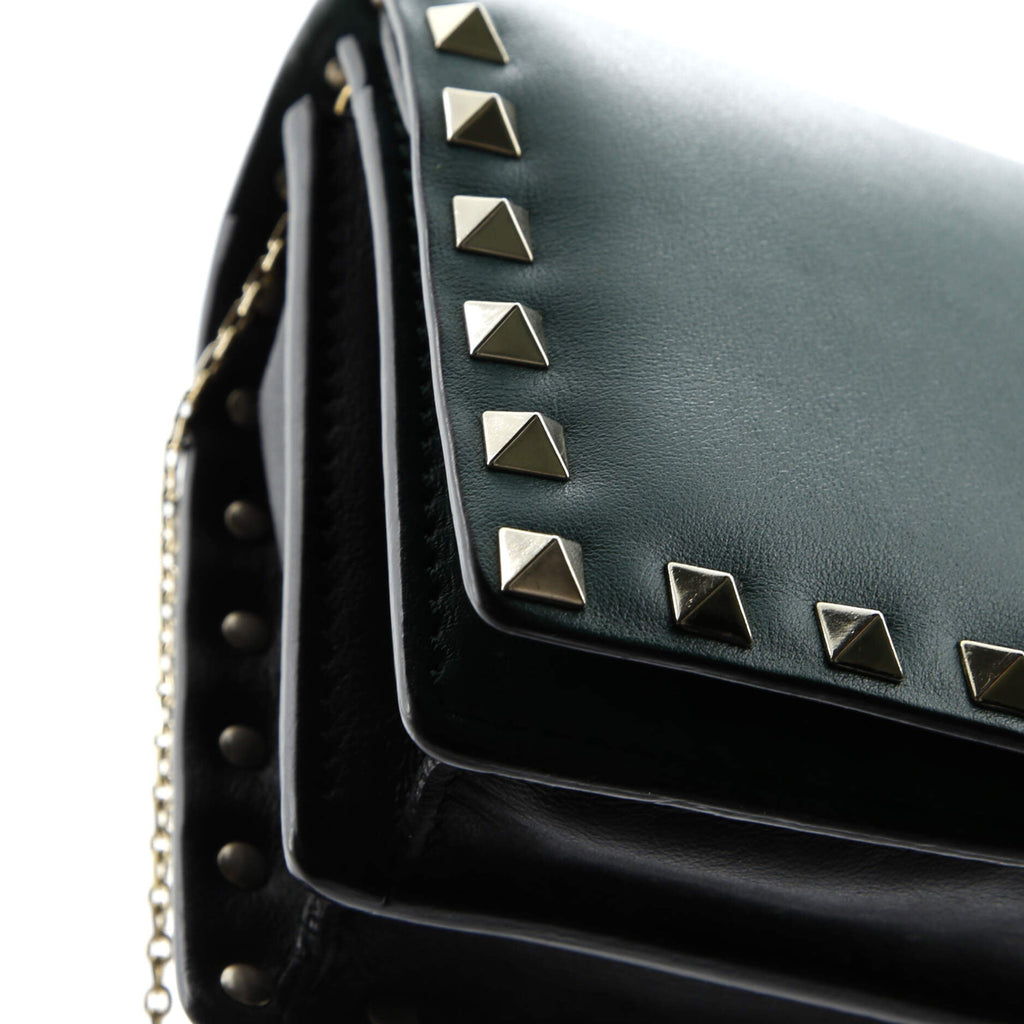 Rockstud Pouch Crossbody Bag Leather Mini