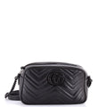 GG Marmont Monochrome Shoulder Bag Matelasse Leather Small
