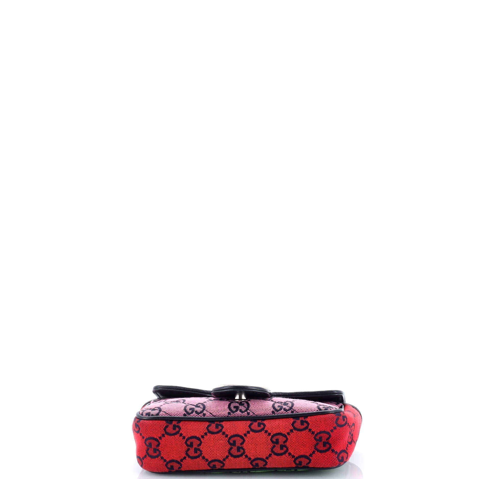 GG Marmont Flap Bag Diagonal Quilted GG Canvas Super Mini