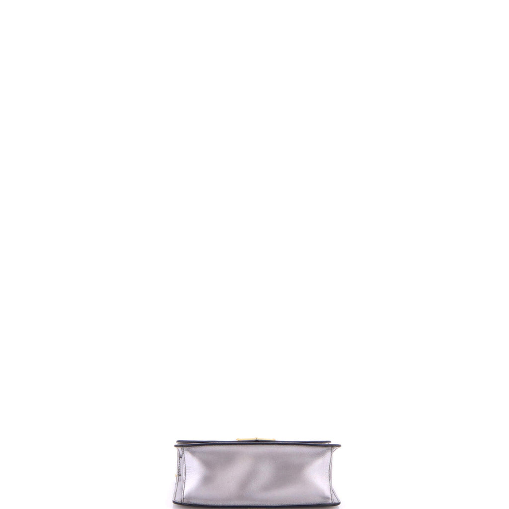 Envelope Flap Chain Shoulder bag Saffiano Leather Small