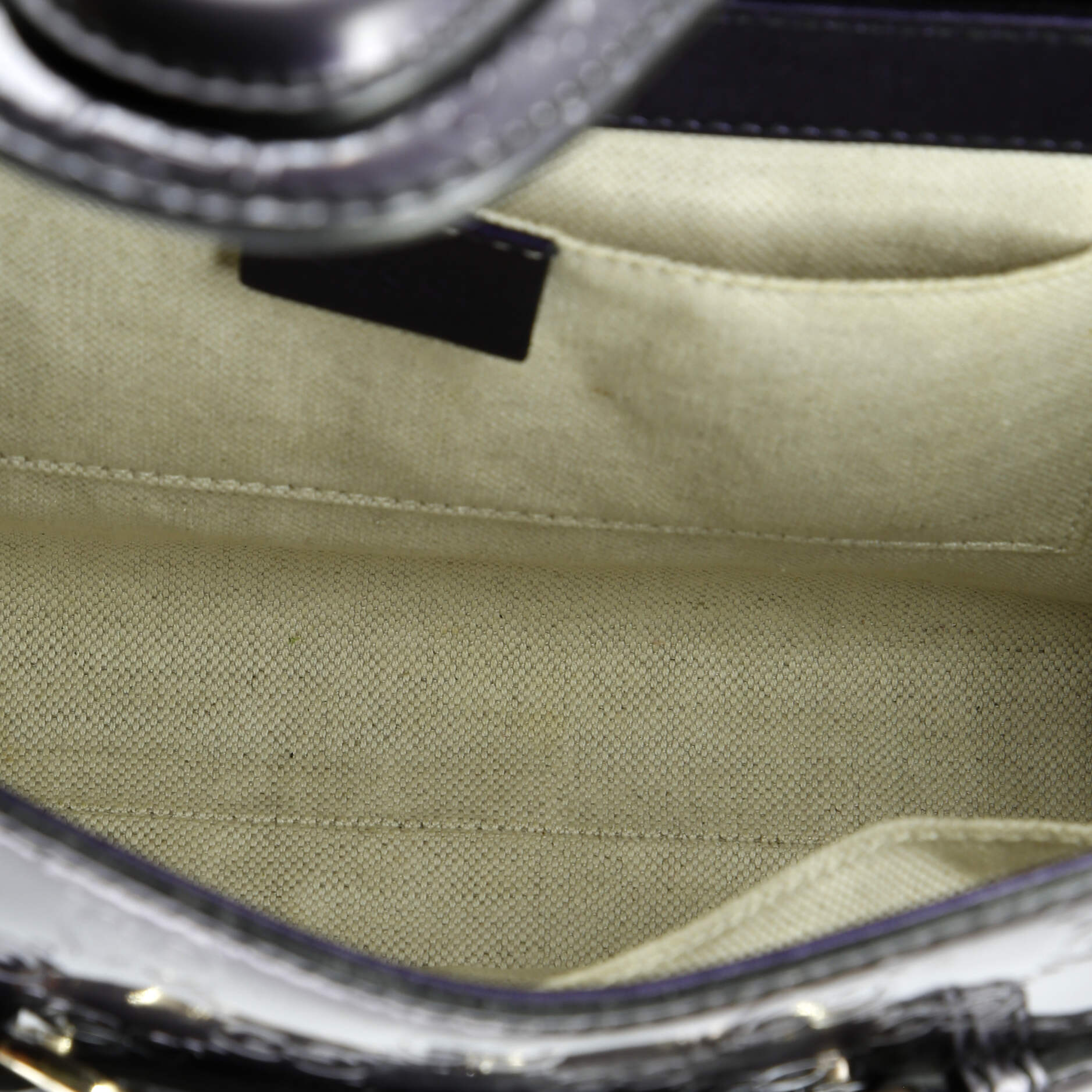Emily Chain Flap Bag Guccissima Patent Medium
