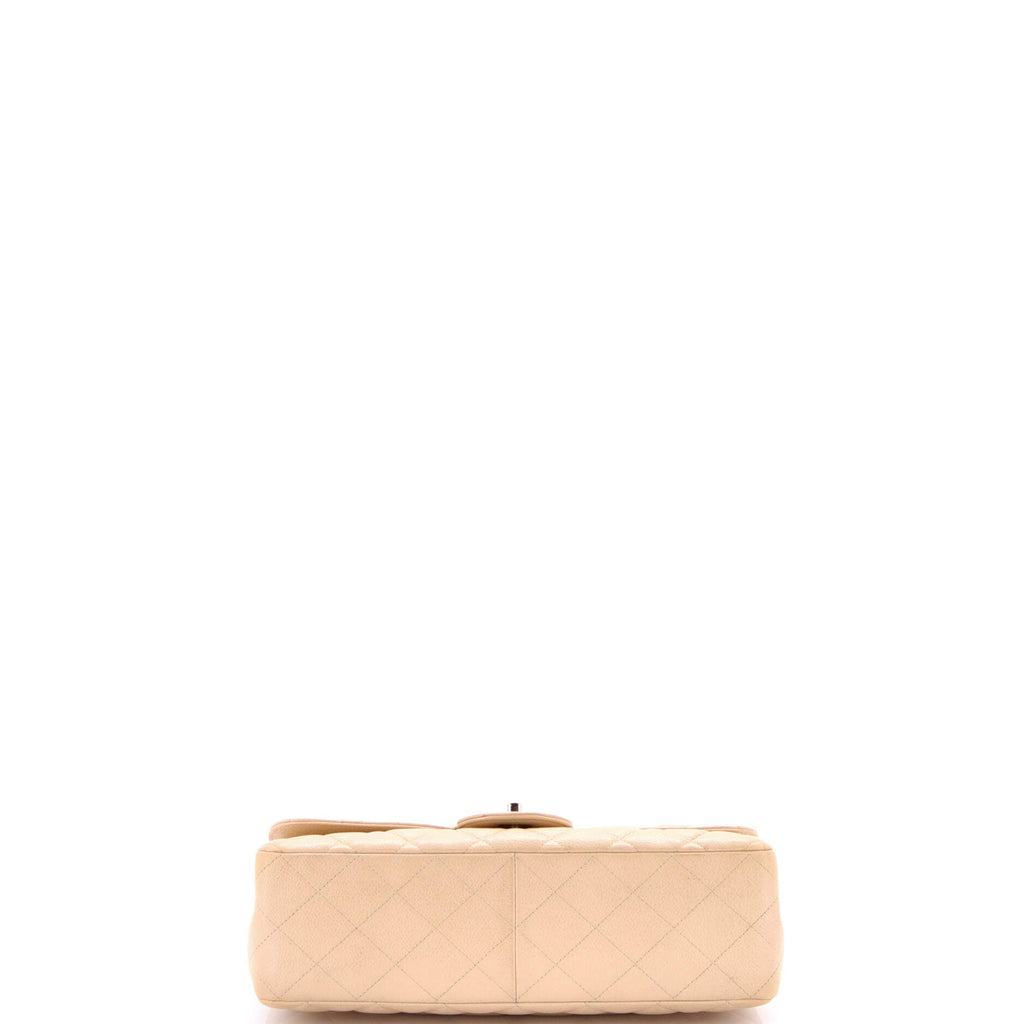 Classic Single Flap Bag Quilted Caviar Jumbo