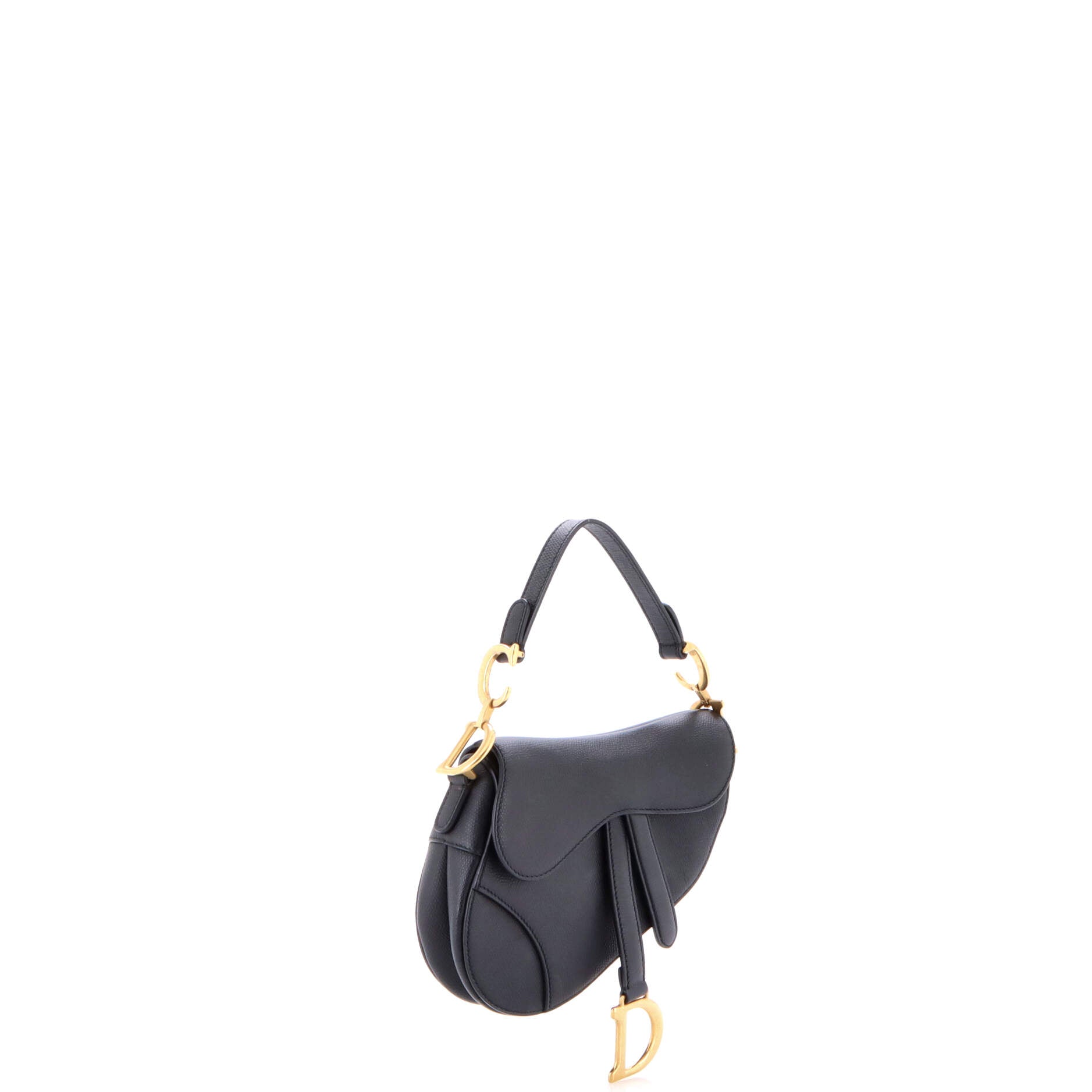 Saddle Handbag Leather Mini