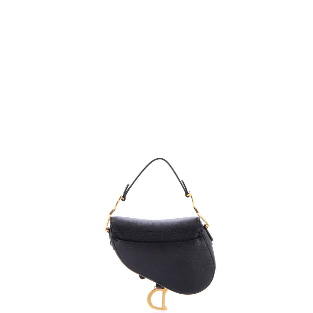 Saddle Handbag Leather Mini