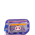 Panelled Front Pocket Belt Bag Backpack GG Jacquard Nylon and Rubber