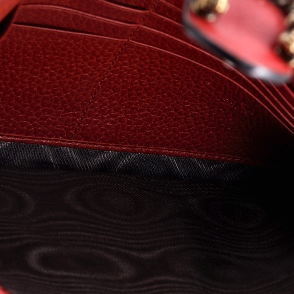 Dionysus Chain Wallet Leather with Embellished Detail Small