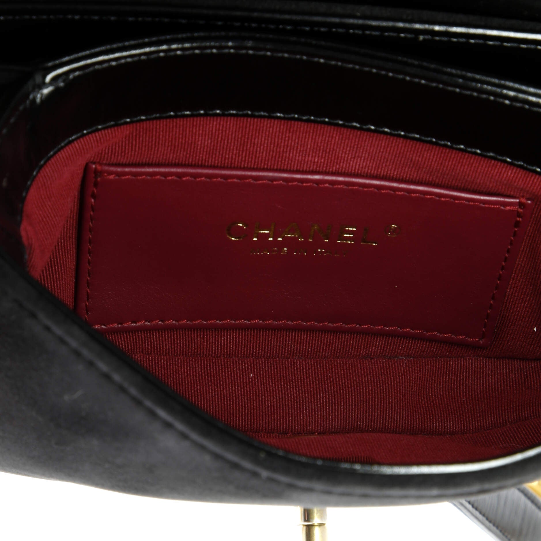 My Sweet CC Full Flap Messenger Bag Quilted Shiny Calfskin with Suede Mini