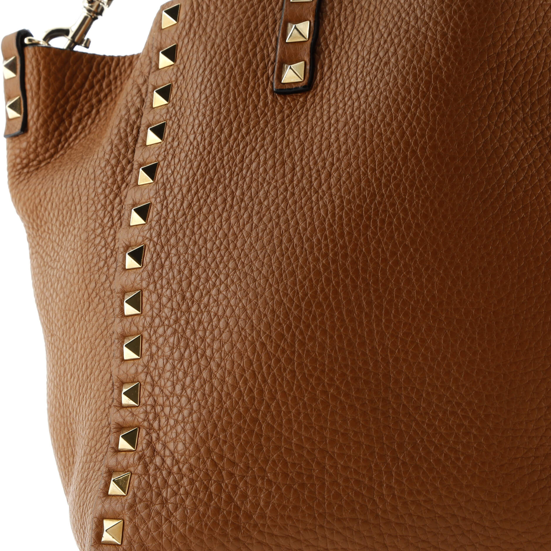 Rockstud Reversible Convertible Tote Leather Small