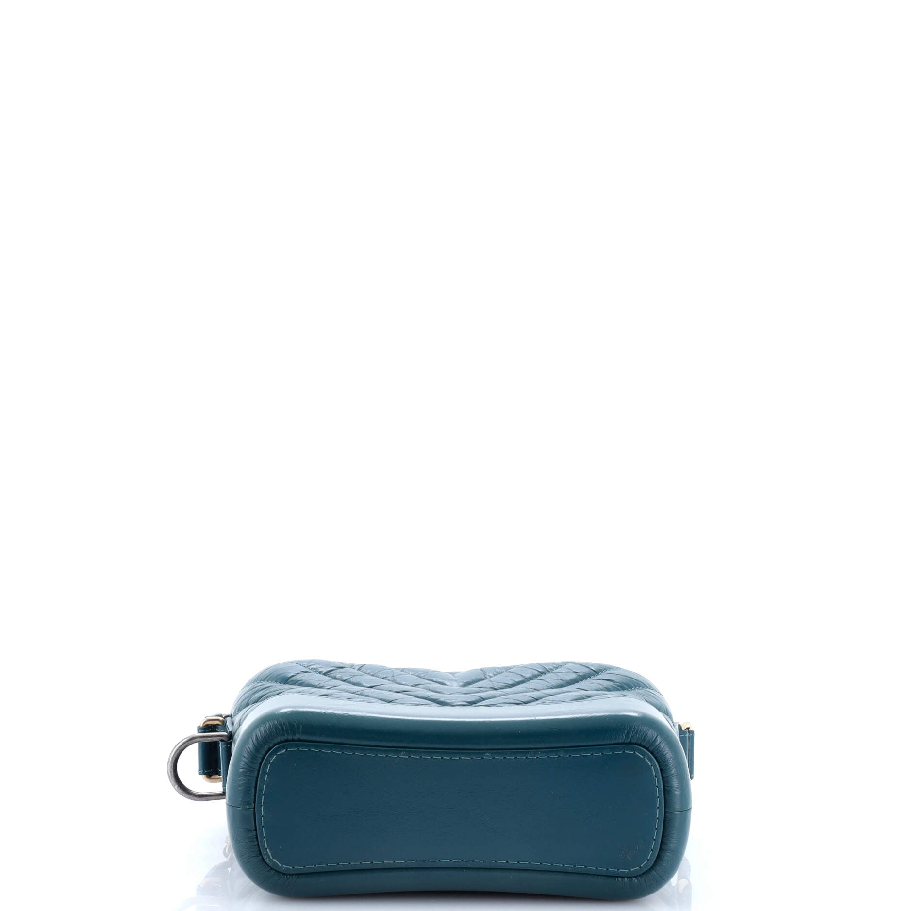 Gabrielle Hobo Chevron Aged Calfskin Small