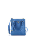 Convertible Open Tote Saffiano Leather Mini