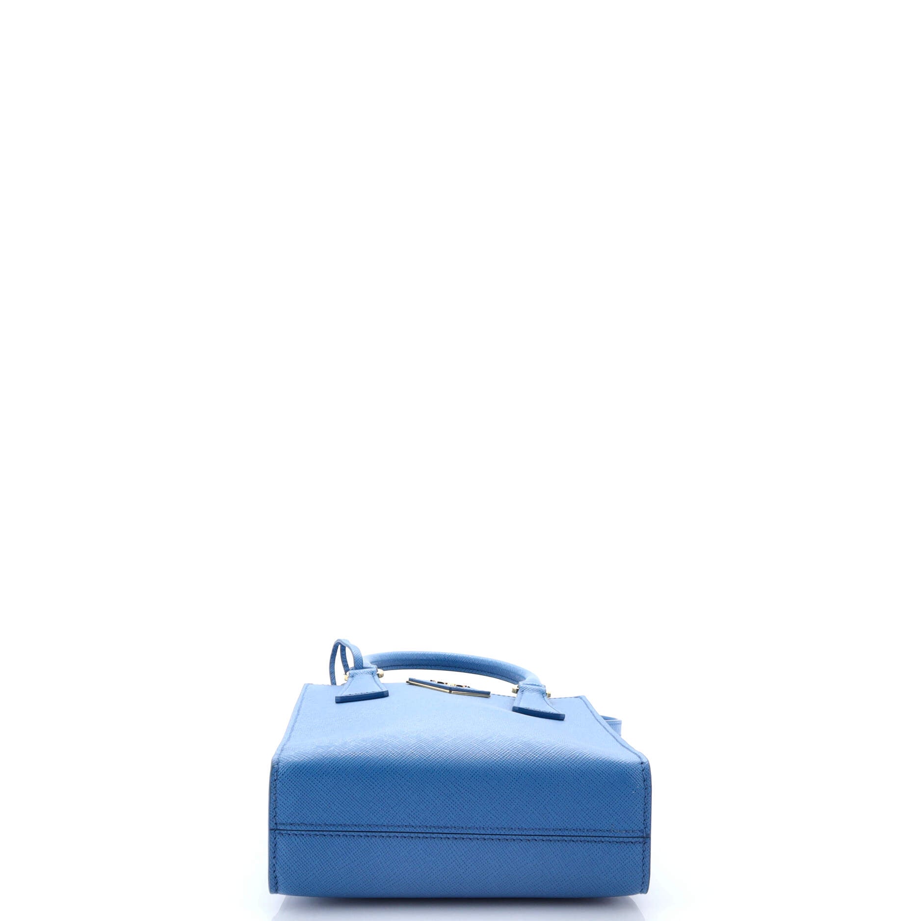 Convertible Open Tote Saffiano Leather Mini