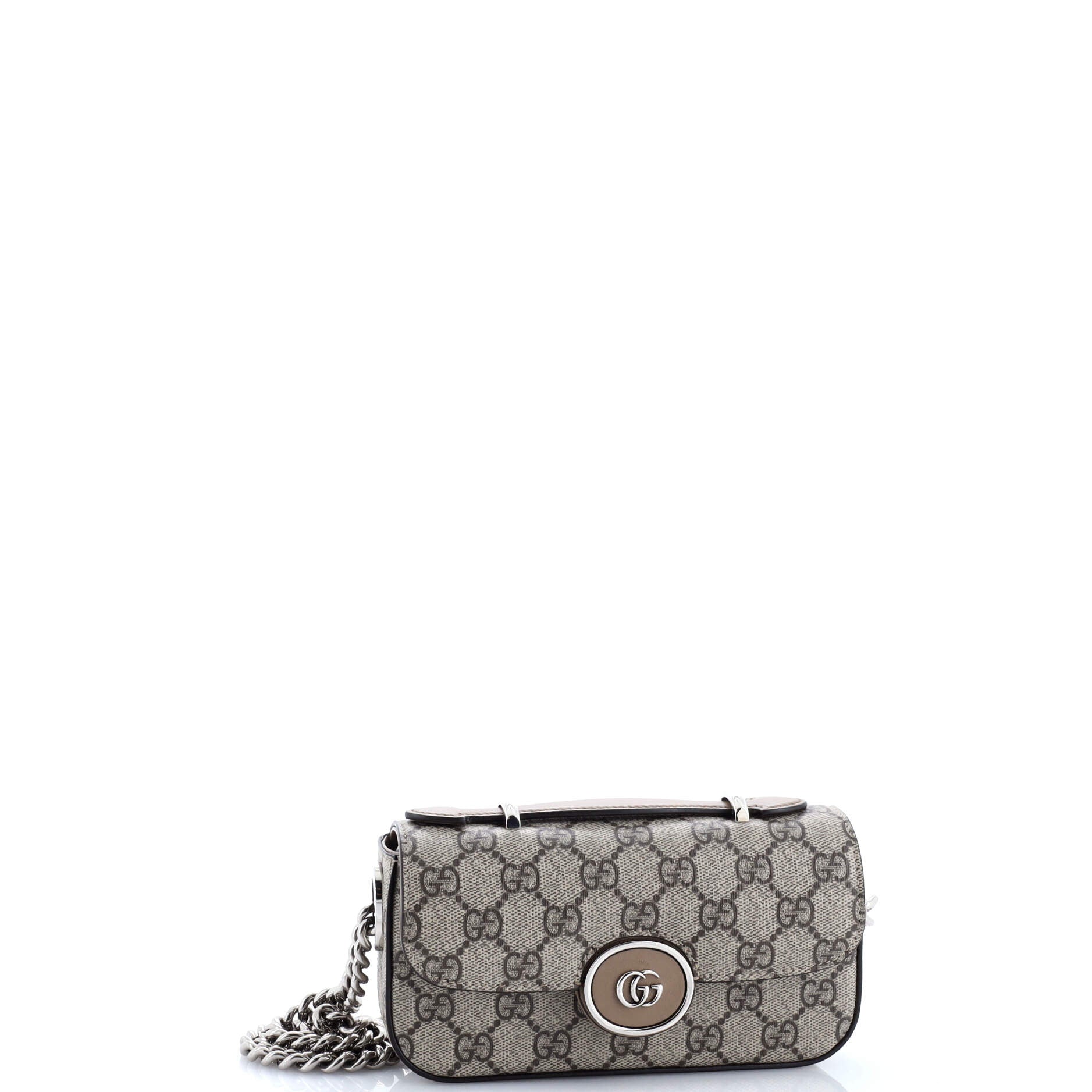 Petite GG Flap Shoulder Bag GG Coated Canvas Mini