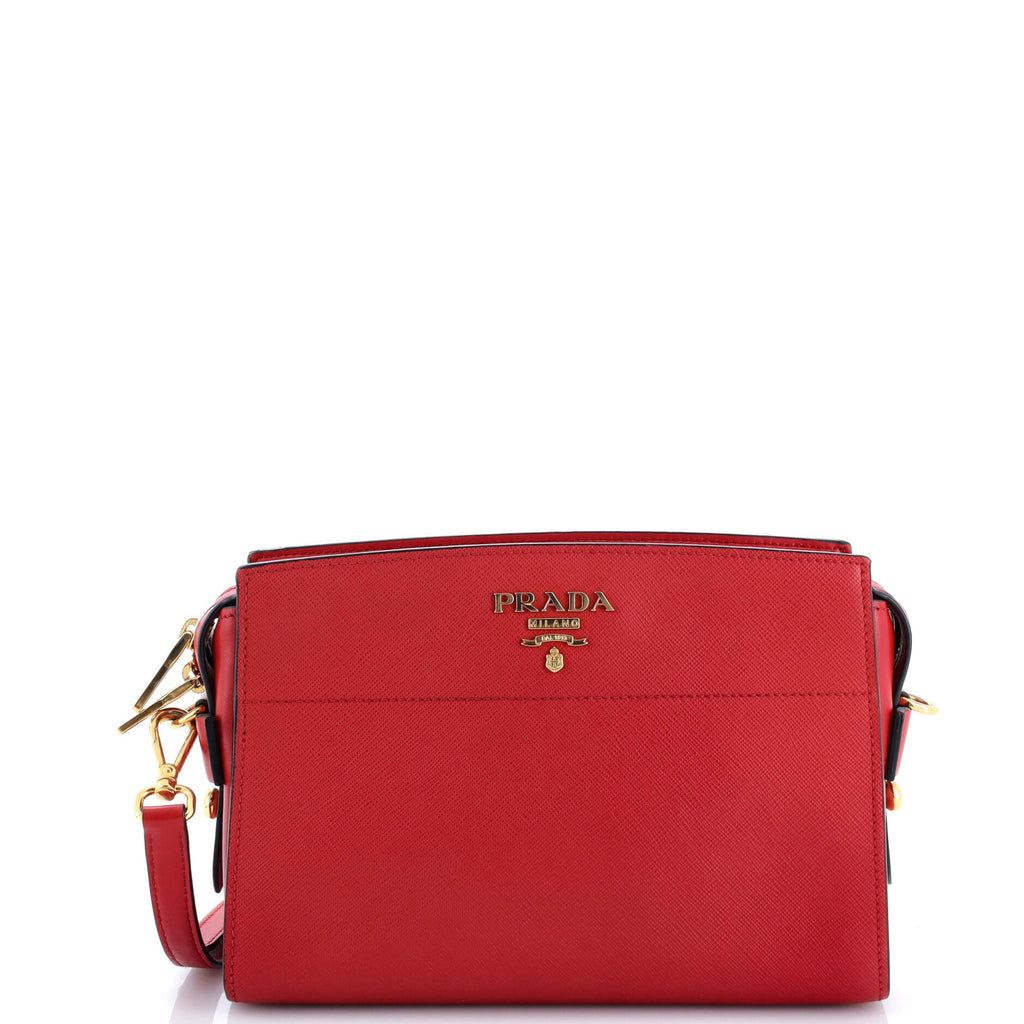 Bibliotheque Crossbody Saffiano Leather