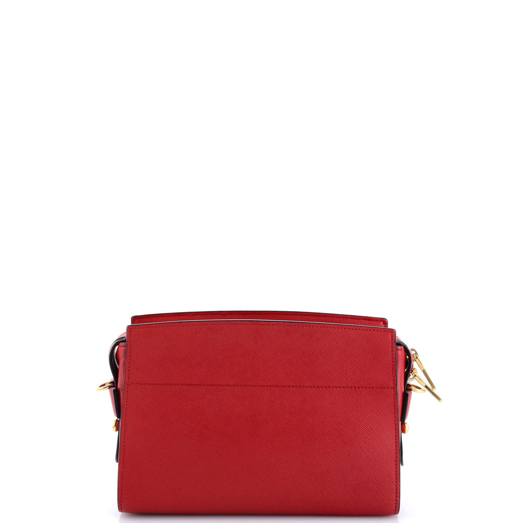 Bibliotheque Crossbody Saffiano Leather