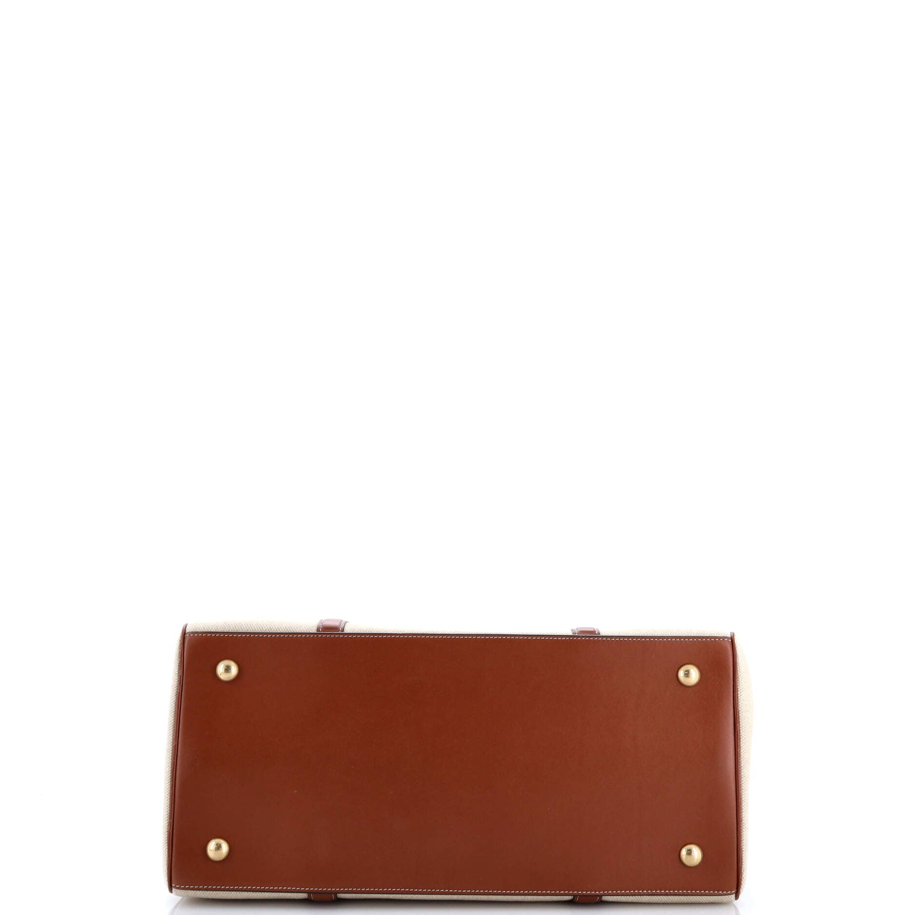 Cabas 16 Bag Canvas with Leather Medium