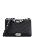Boy Flap Bag Chevron Calfskin New Medium